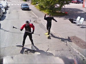 Típica escena residencial