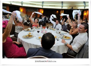 Asistentes celebrando la proyección (Foto: José Ramón Polo)