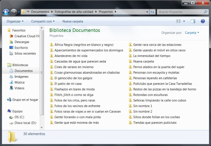 proyectos septiembre